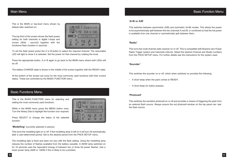 Bowens EXPLORER 1500 BW7640 User Manual | Page 10 / 10