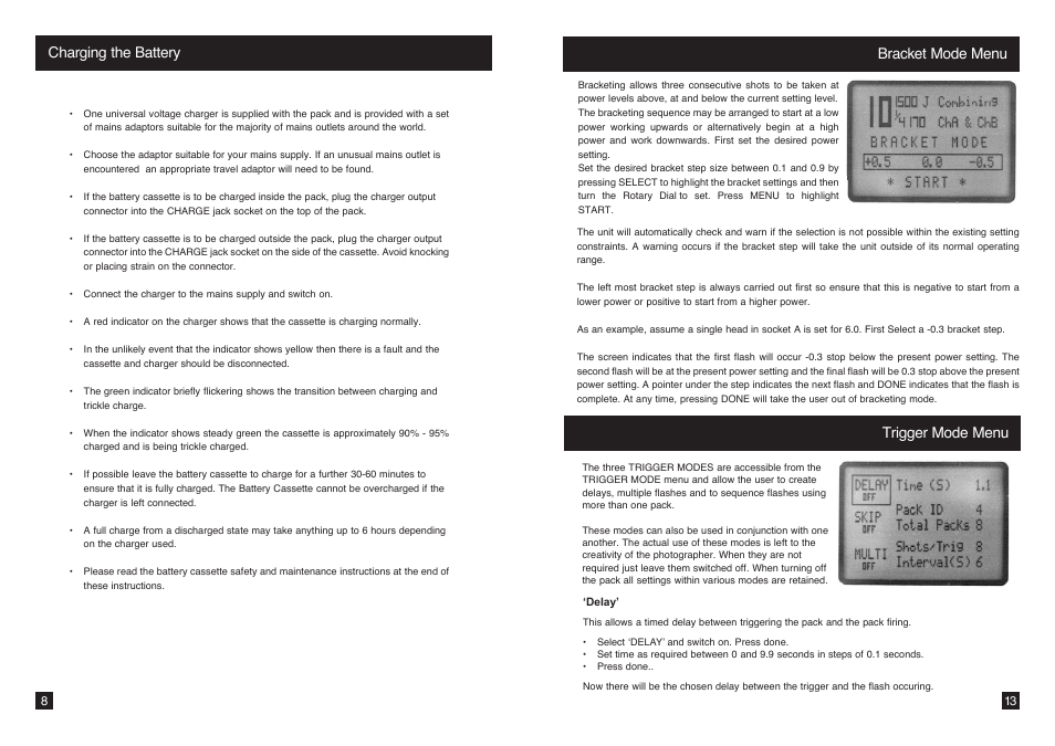 Bowens EXPLORER 1500 BW7640 User Manual | Page 8 / 10