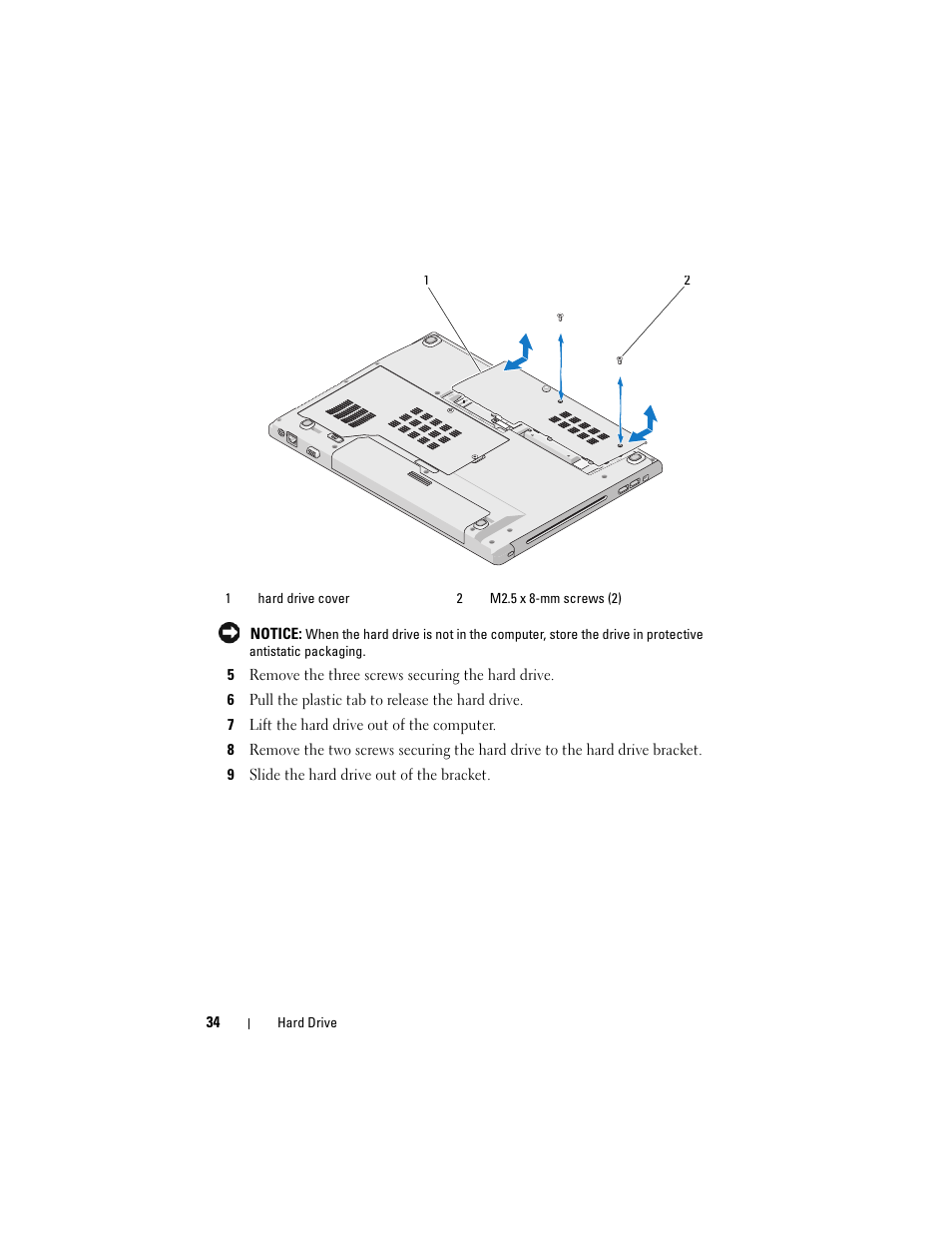 Dell Vostro 1510 (Early 2008) User Manual | Page 34 / 116