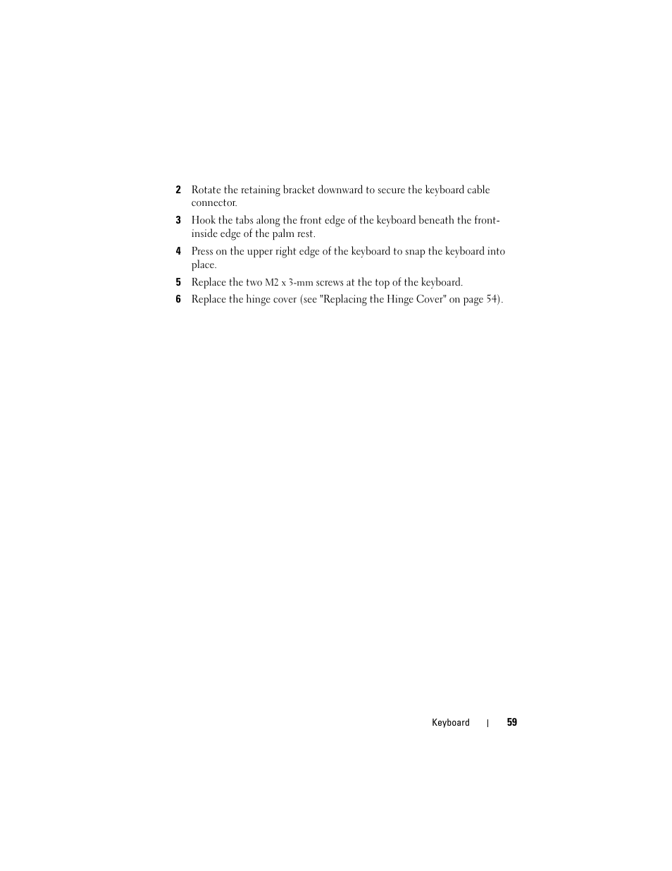 Dell Vostro 1510 (Early 2008) User Manual | Page 59 / 116