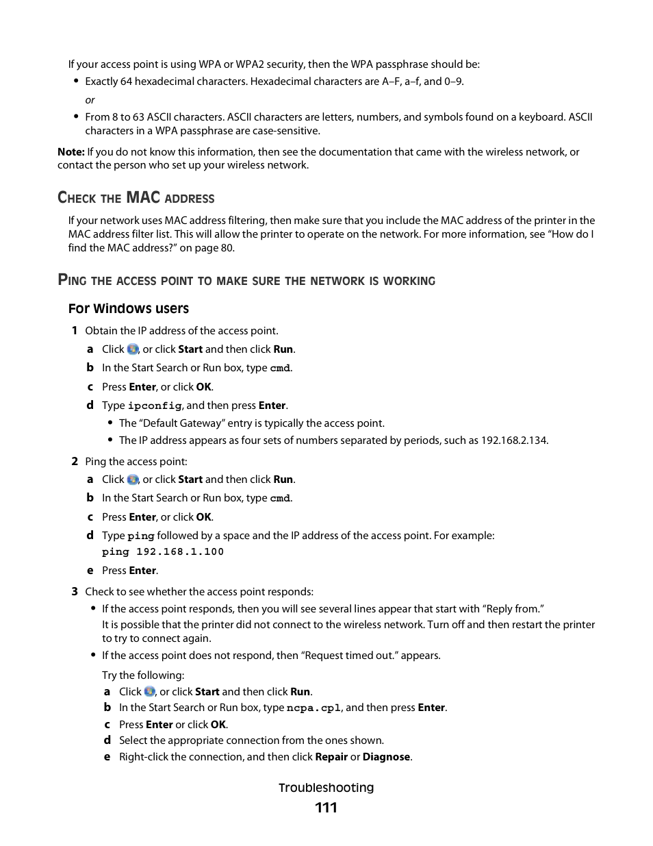 Dell P513w All In One Photo Printer User Manual | Page 111 / 134