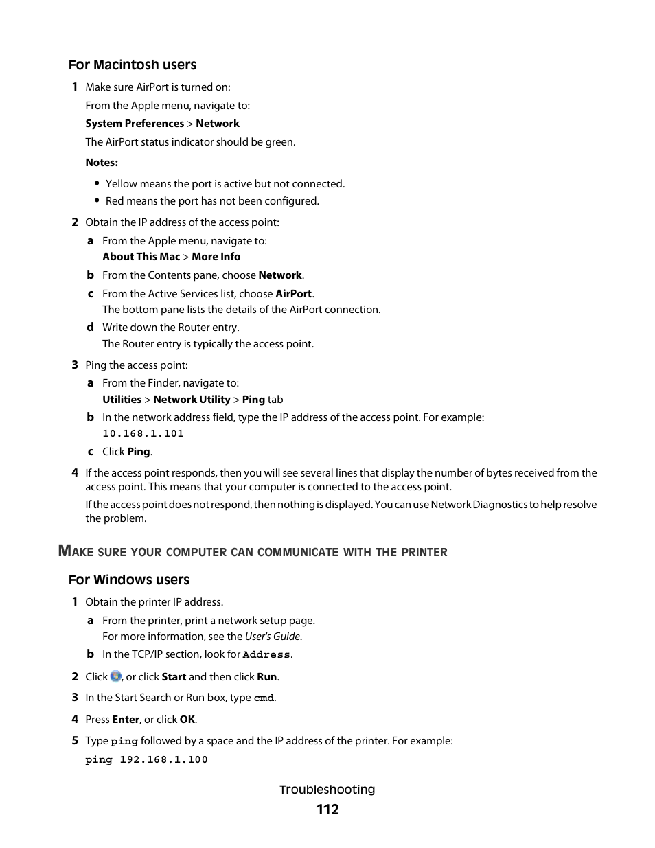 Dell P513w All In One Photo Printer User Manual | Page 112 / 134