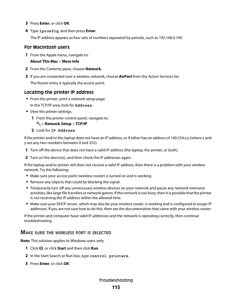 Dell P513w All In One Photo Printer User Manual | Page 115 / 134
