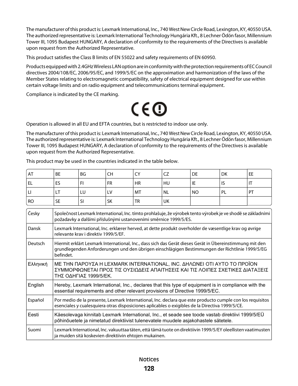 Dell P513w All In One Photo Printer User Manual | Page 128 / 134