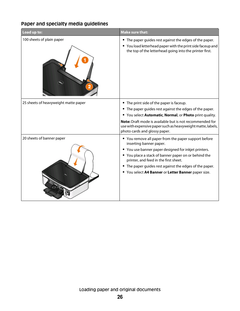 Dell P513w All In One Photo Printer User Manual | Page 26 / 134