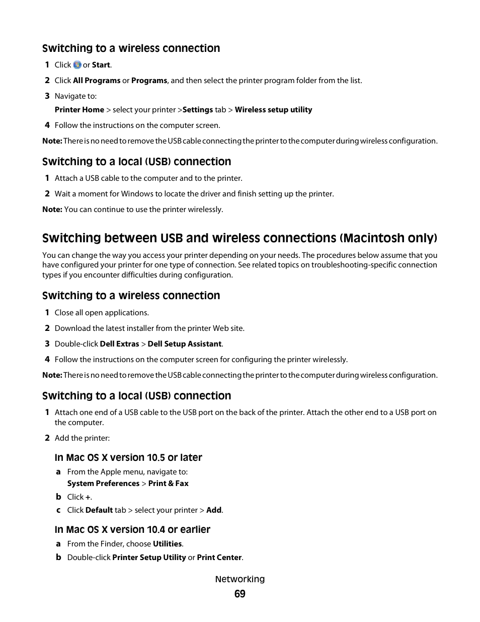 Dell P513w All In One Photo Printer User Manual | Page 69 / 134