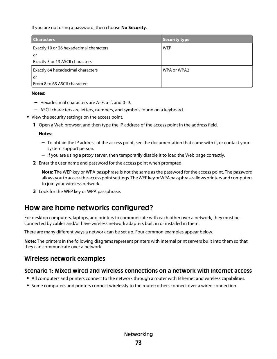 How are home networks configured | Dell P513w All In One Photo Printer User Manual | Page 73 / 134