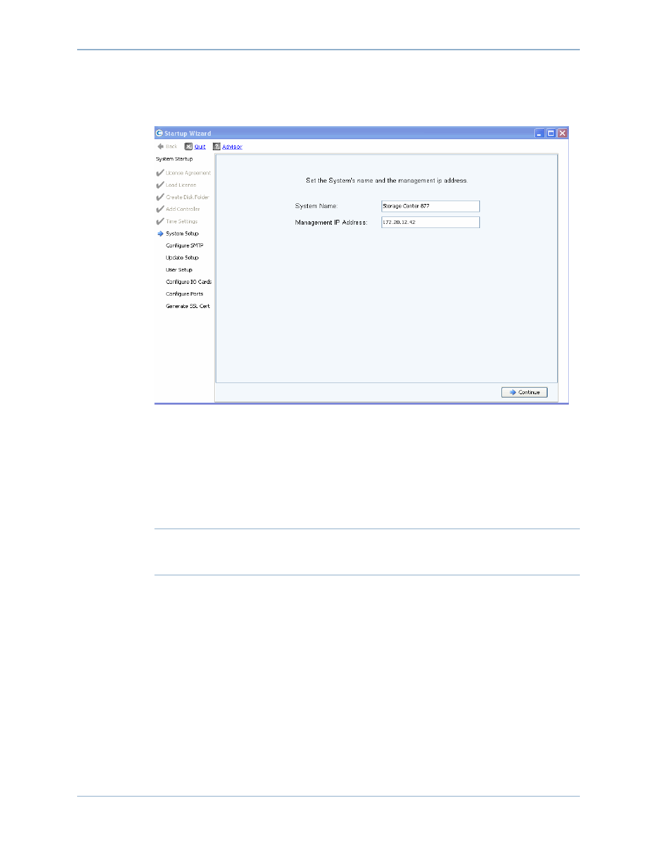 Step 7: system setup | Dell Compellent Series 40 User Manual | Page 23 / 70