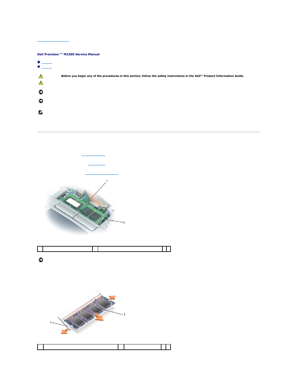 Dimm a | Dell Precision M2300 (Late 2007) User Manual | Page 21 / 42