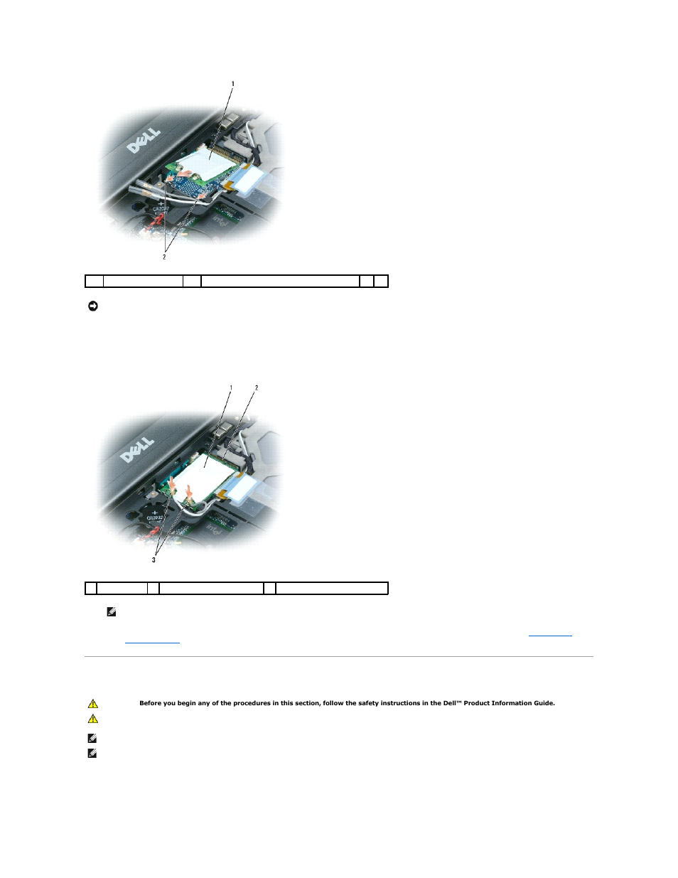 Mobile broadband network (wwan) card, Step 5 | Dell Precision M2300 (Late 2007) User Manual | Page 25 / 42