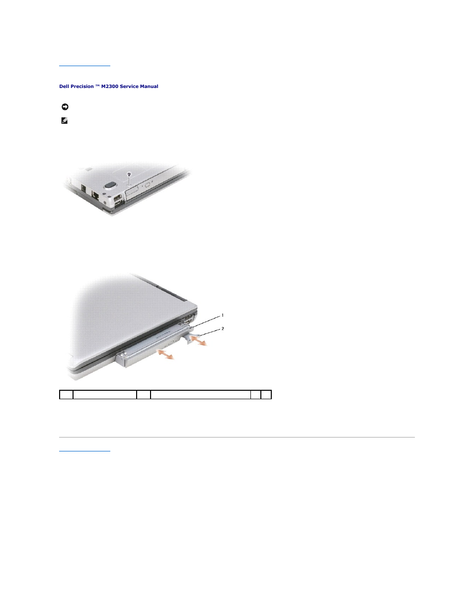 Media bay devices | Dell Precision M2300 (Late 2007) User Manual | Page 30 / 42