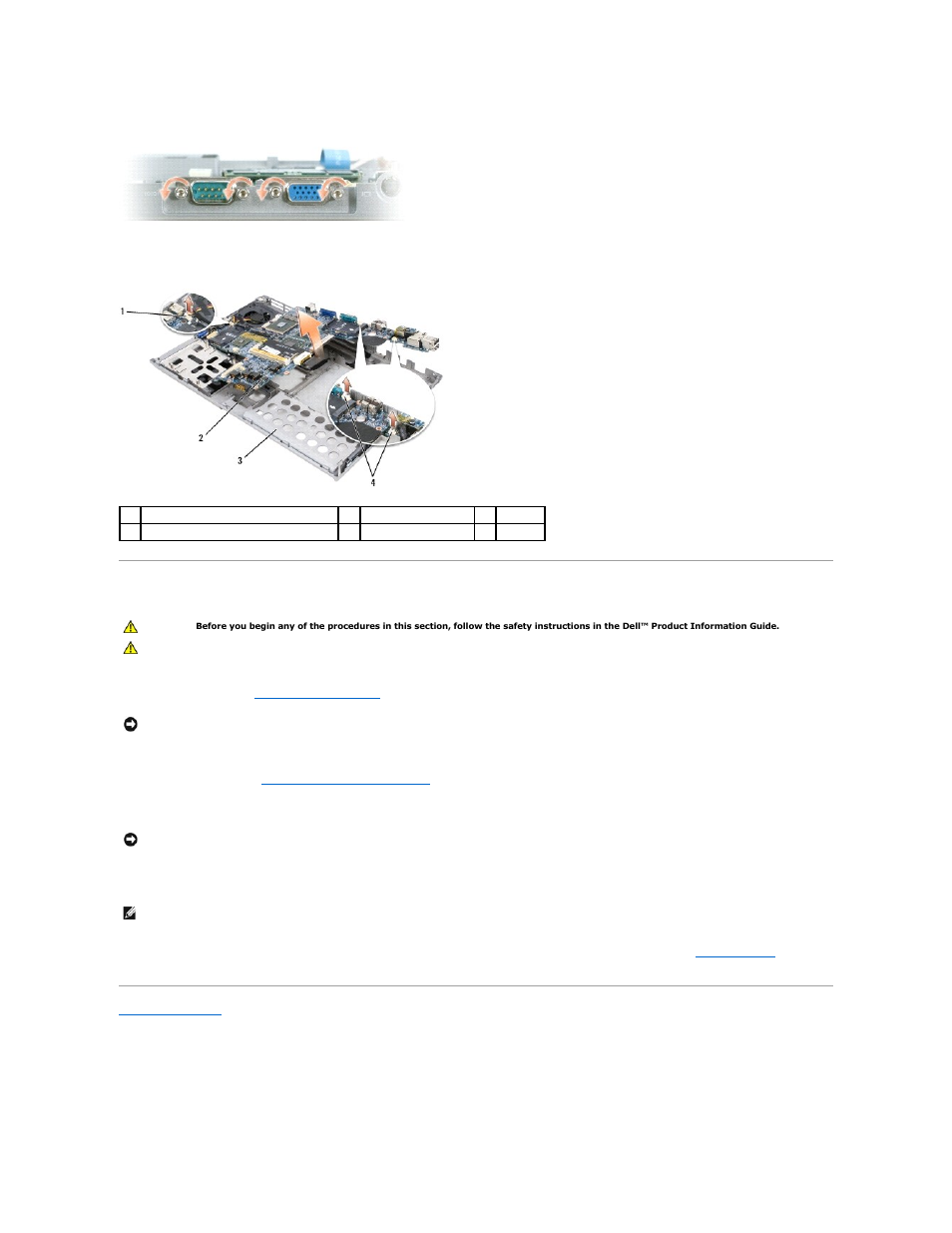 Installing the system board | Dell Precision M2300 (Late 2007) User Manual | Page 39 / 42