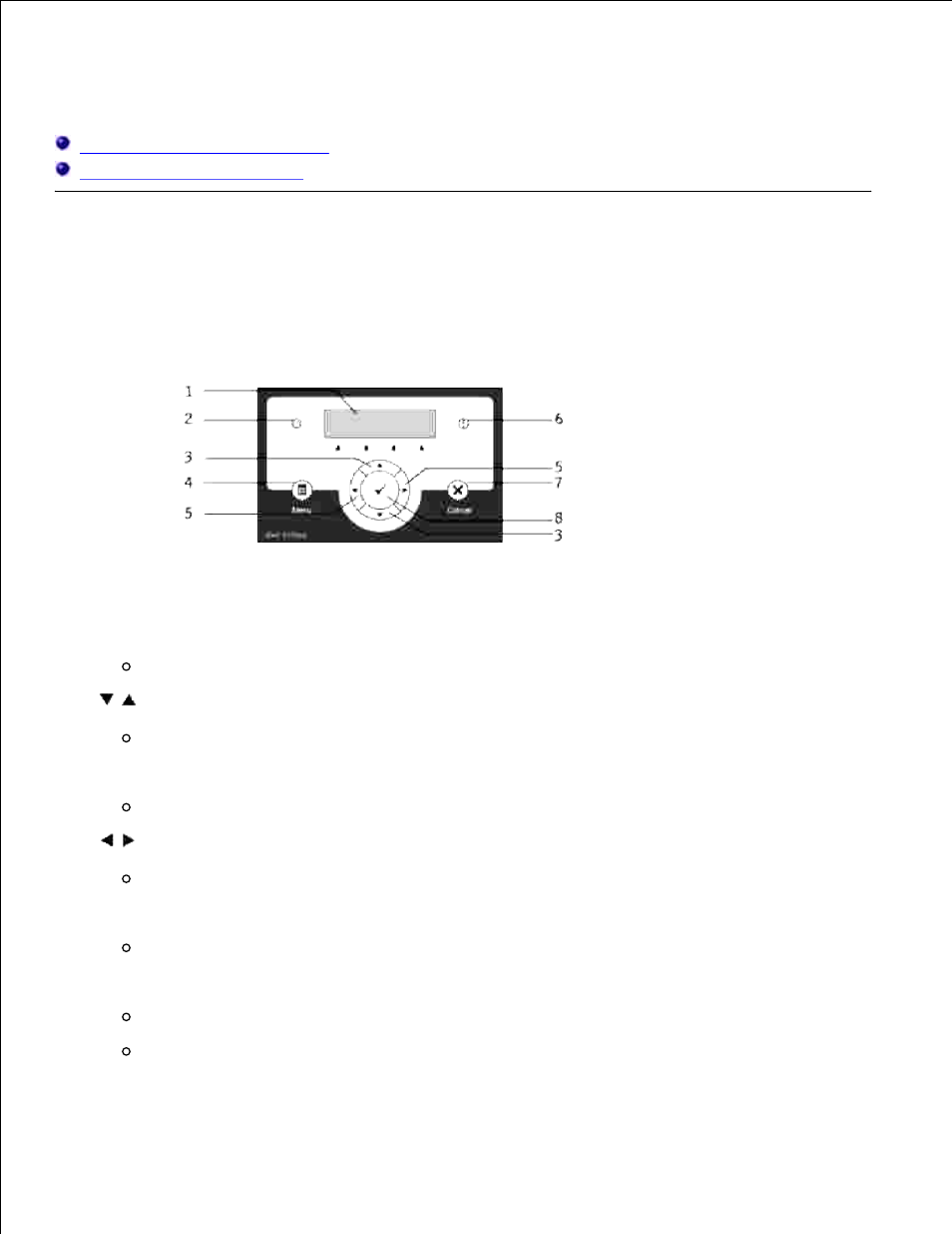 Operator panel, Using the operator panel buttons | Dell 5110cn Color Laser Printer User Manual | Page 130 / 447