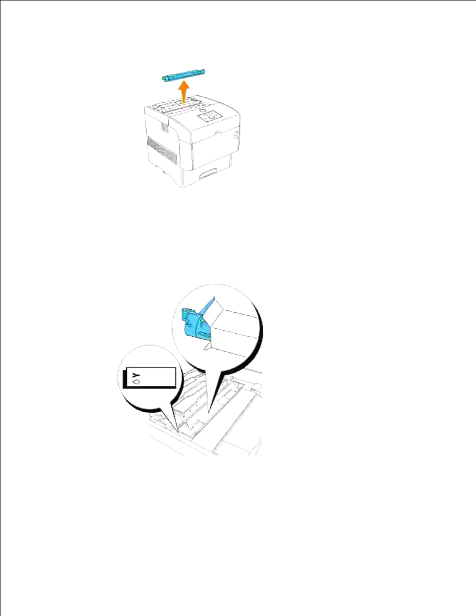 Installing the new toner cartridge | Dell 5110cn Color Laser Printer User Manual | Page 302 / 447