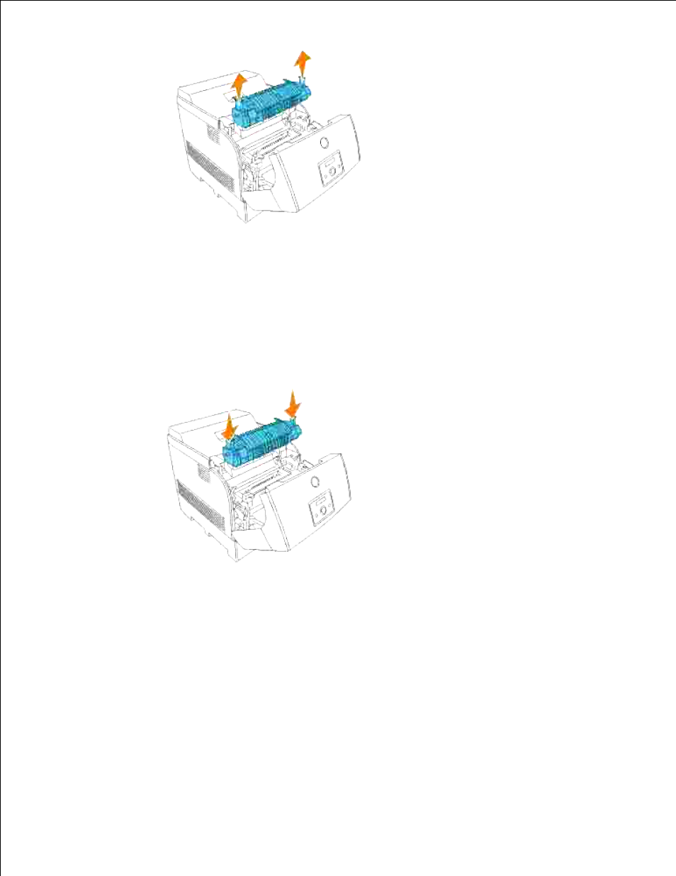 Installing the new fuser | Dell 5110cn Color Laser Printer User Manual | Page 309 / 447