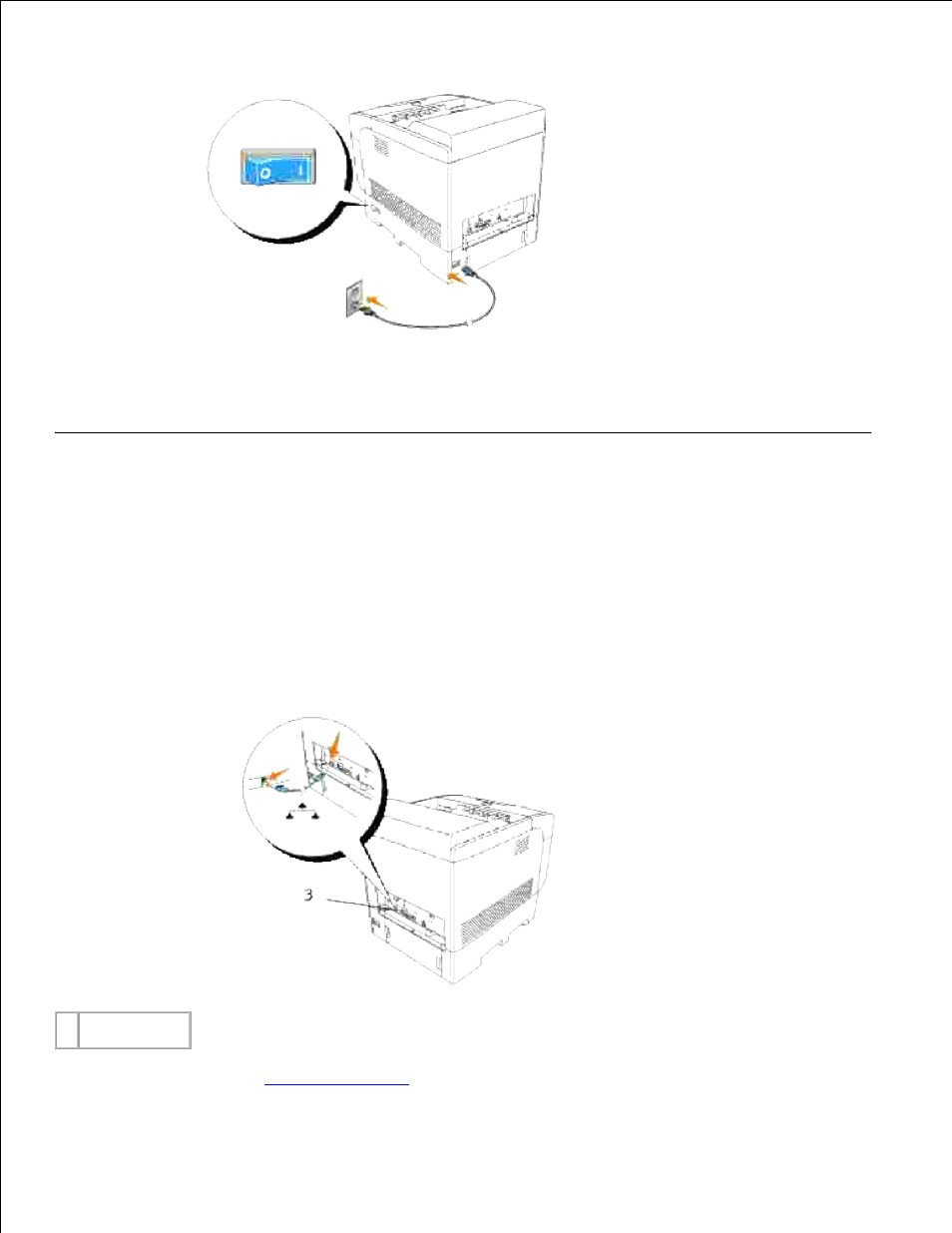 Connecting the printer to the network | Dell 5110cn Color Laser Printer User Manual | Page 66 / 447