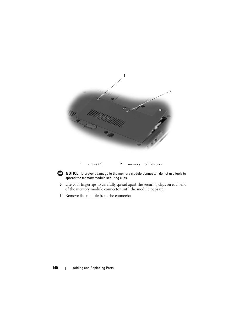 Dell Inspiron 1420 (Mid 2007) User Manual | Page 140 / 210