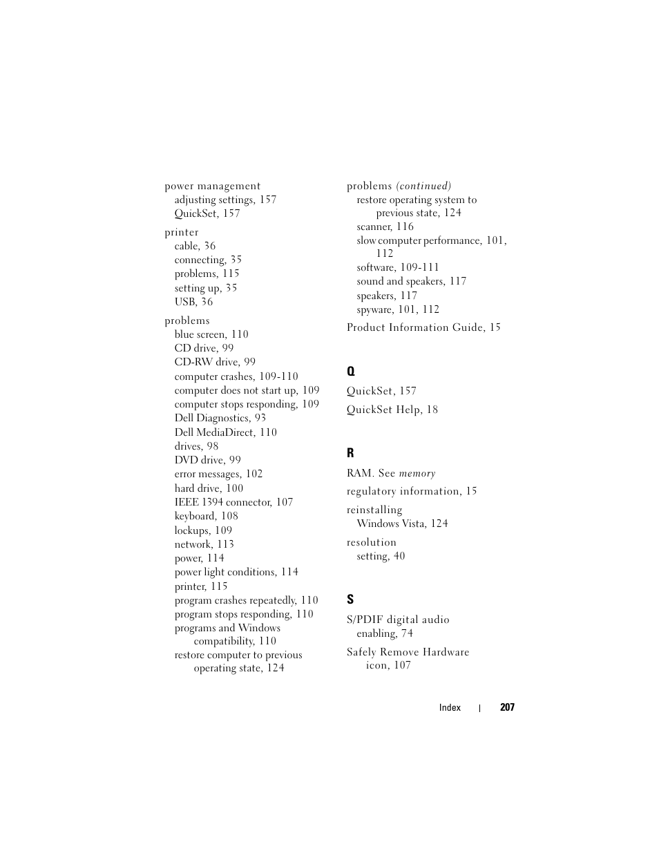 Dell Inspiron 1420 (Mid 2007) User Manual | Page 207 / 210