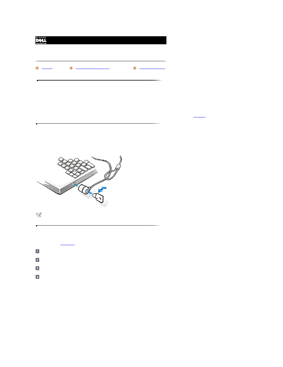 Passwords and security, Passwords, Physically securing the computer | Disabling the parallel port | Dell Inspiron 2000 User Manual | Page 58 / 78