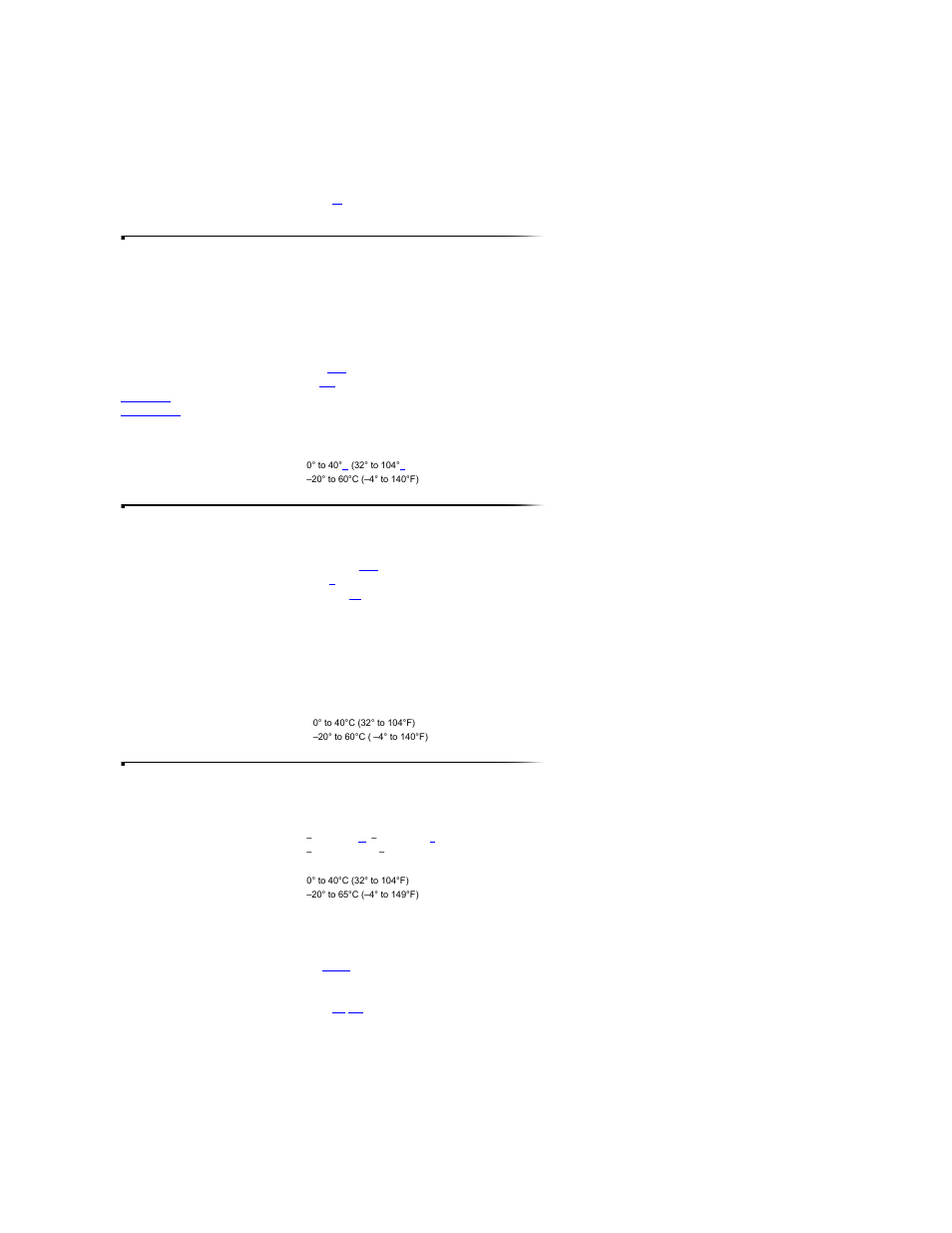 Physical, Battery, Ac adapter | Environmental | Dell Inspiron 2000 User Manual | Page 62 / 78