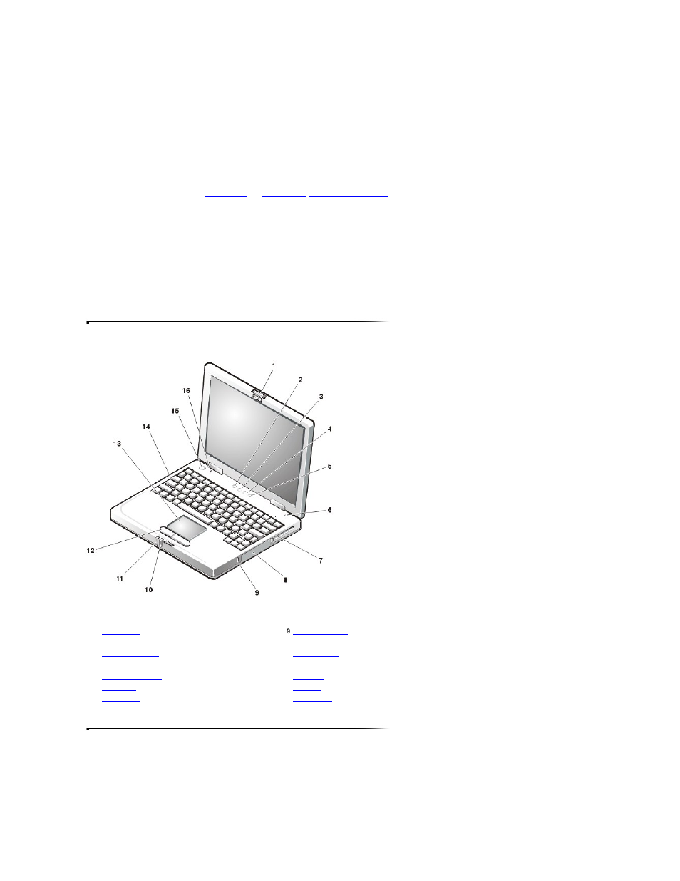 Software features, Front view | Dell Inspiron 2000 User Manual | Page 64 / 78