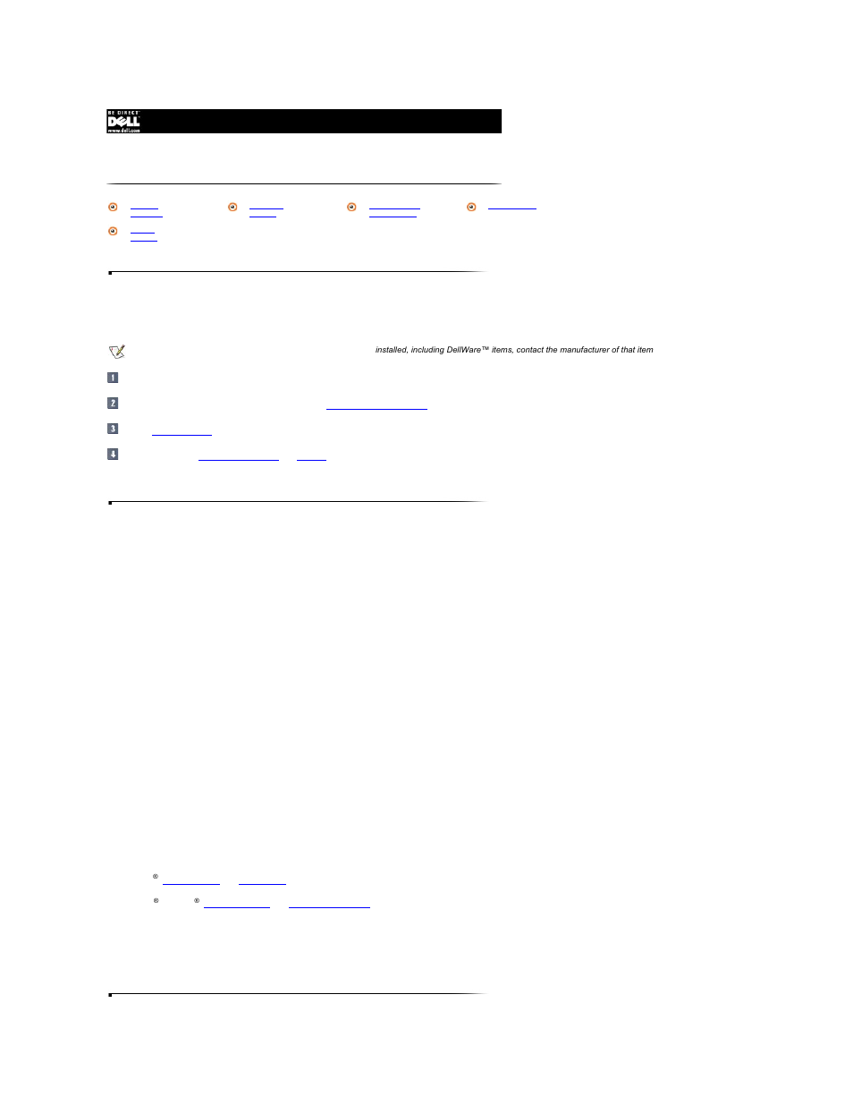 Contacting dell, Technical assistance, Diagnostics checklist | Dell Inspiron 2000 User Manual | Page 9 / 78