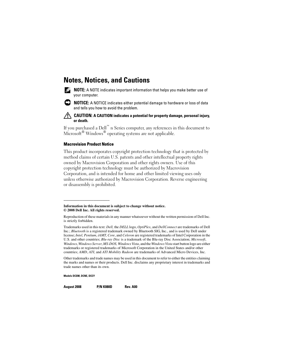 Dell OptiPlex 960 (Late 2008) User Manual | Page 2 / 70