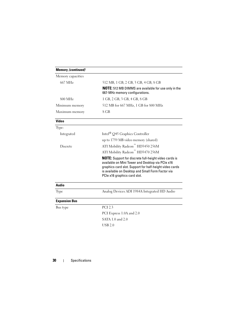 Dell OptiPlex 960 (Late 2008) User Manual | Page 30 / 70