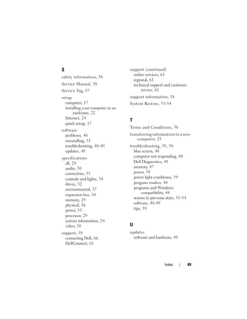 Dell OptiPlex 960 (Late 2008) User Manual | Page 69 / 70