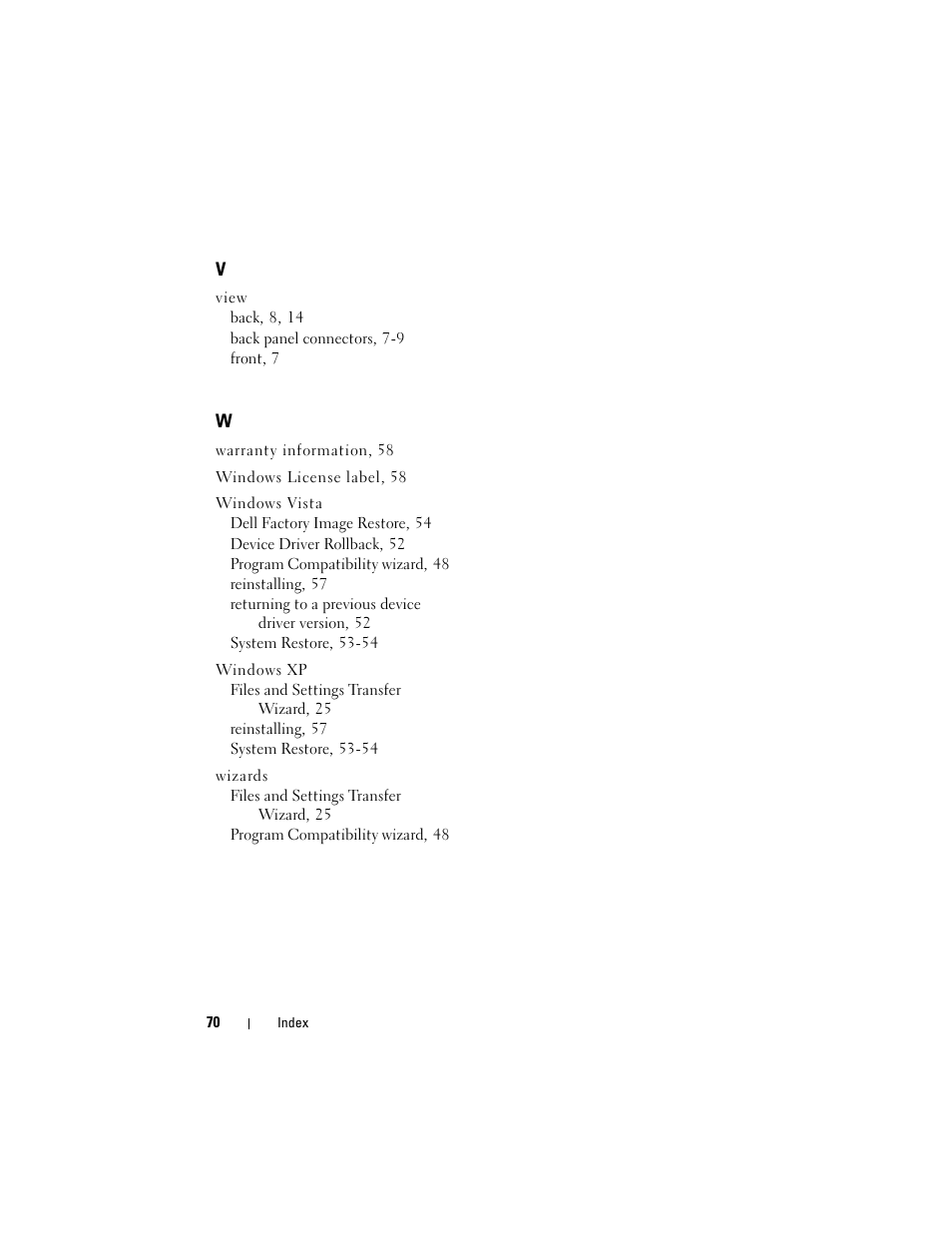 Dell OptiPlex 960 (Late 2008) User Manual | Page 70 / 70