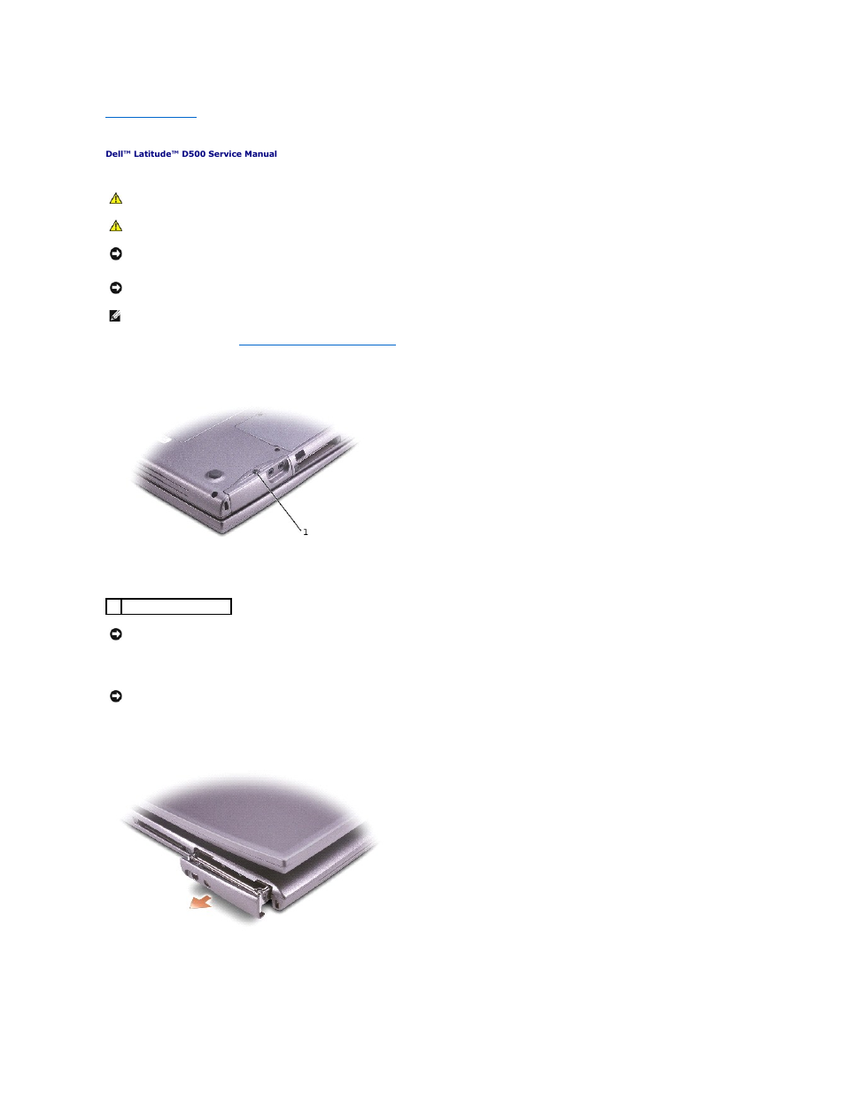 Hard drive | Dell Latitude D500 User Manual | Page 17 / 40