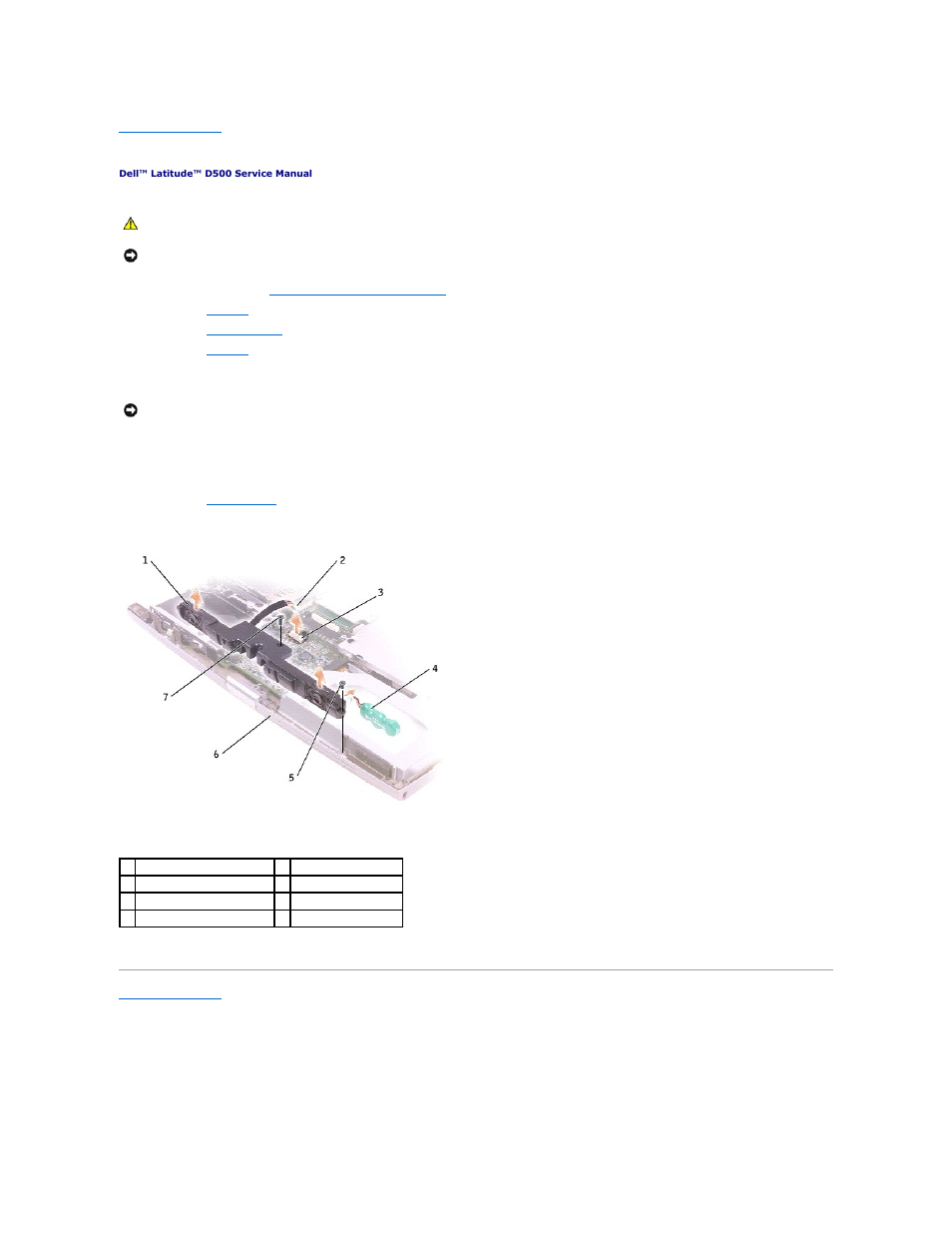 Speakers | Dell Latitude D500 User Manual | Page 30 / 40