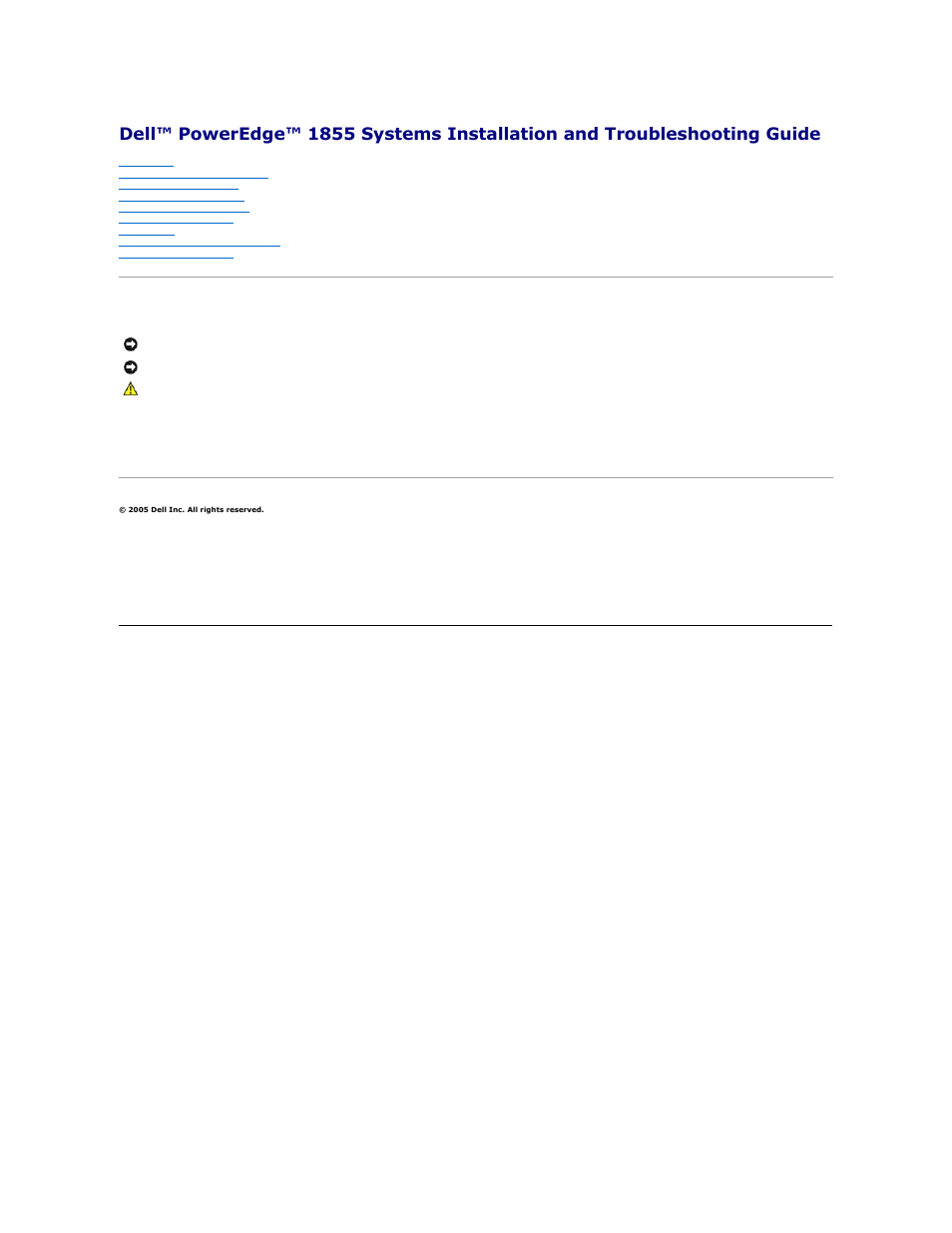 Dell POWEREDGE 1855 User Manual | 78 pages
