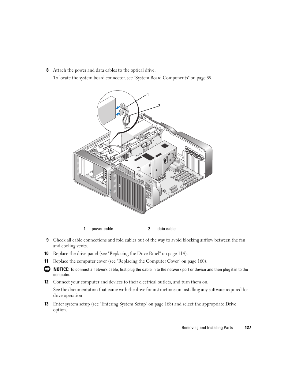 Dell XPS 720 H2C (Mid 2007) User Manual | Page 127 / 220