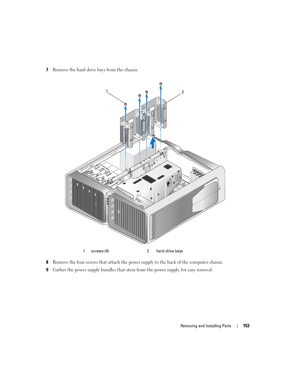 Dell XPS 720 H2C (Mid 2007) User Manual | Page 153 / 220