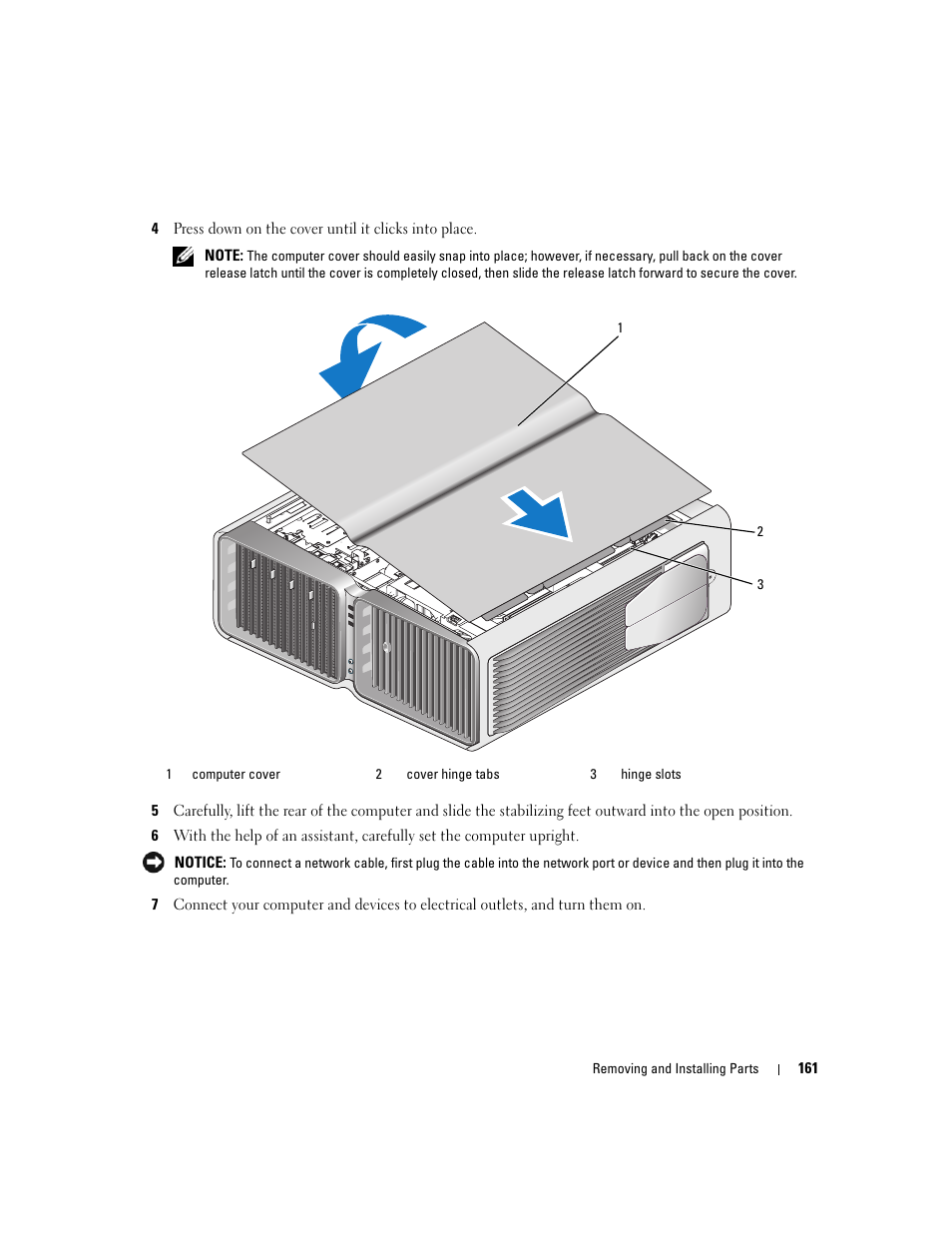 Dell XPS 720 H2C (Mid 2007) User Manual | Page 161 / 220