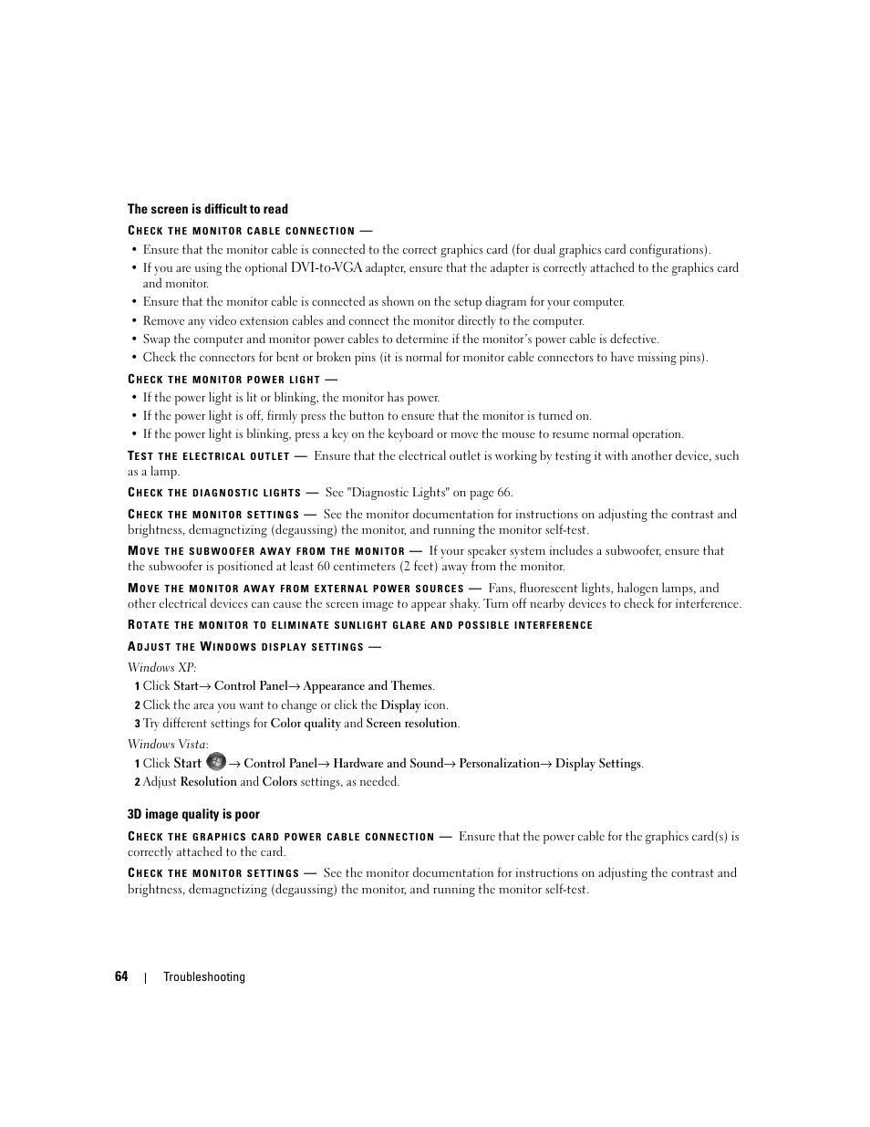 Dell XPS 720 H2C (Mid 2007) User Manual | Page 64 / 220