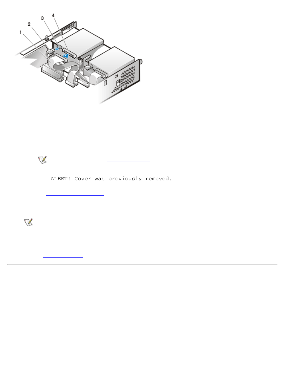 Connecting drives | Dell OptiPlex GX1 User Manual | Page 117 / 174