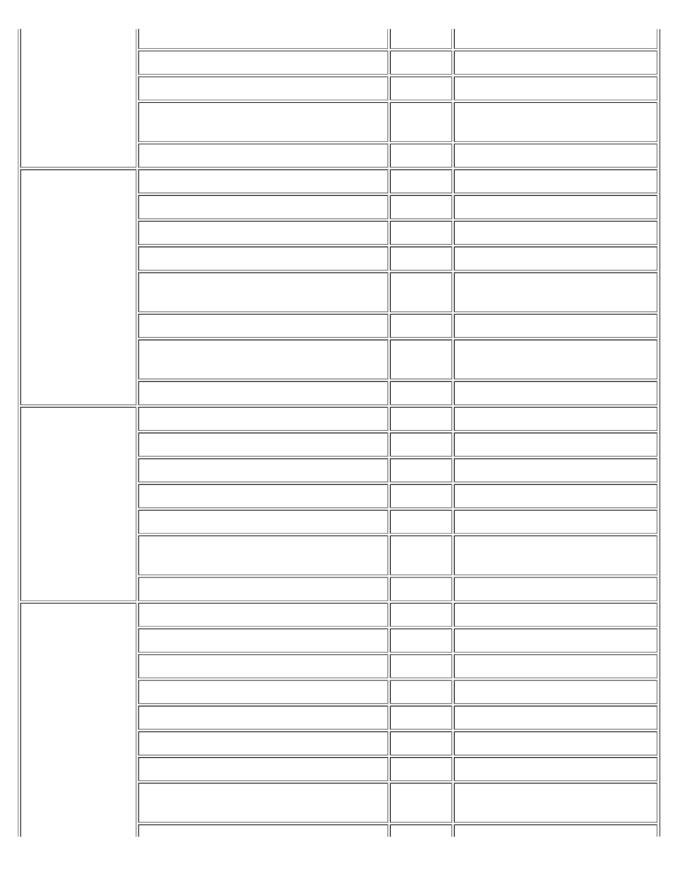 Norway, Poland, Warsaw) | Spain, Madrid) | Dell OptiPlex GX1 User Manual | Page 168 / 174