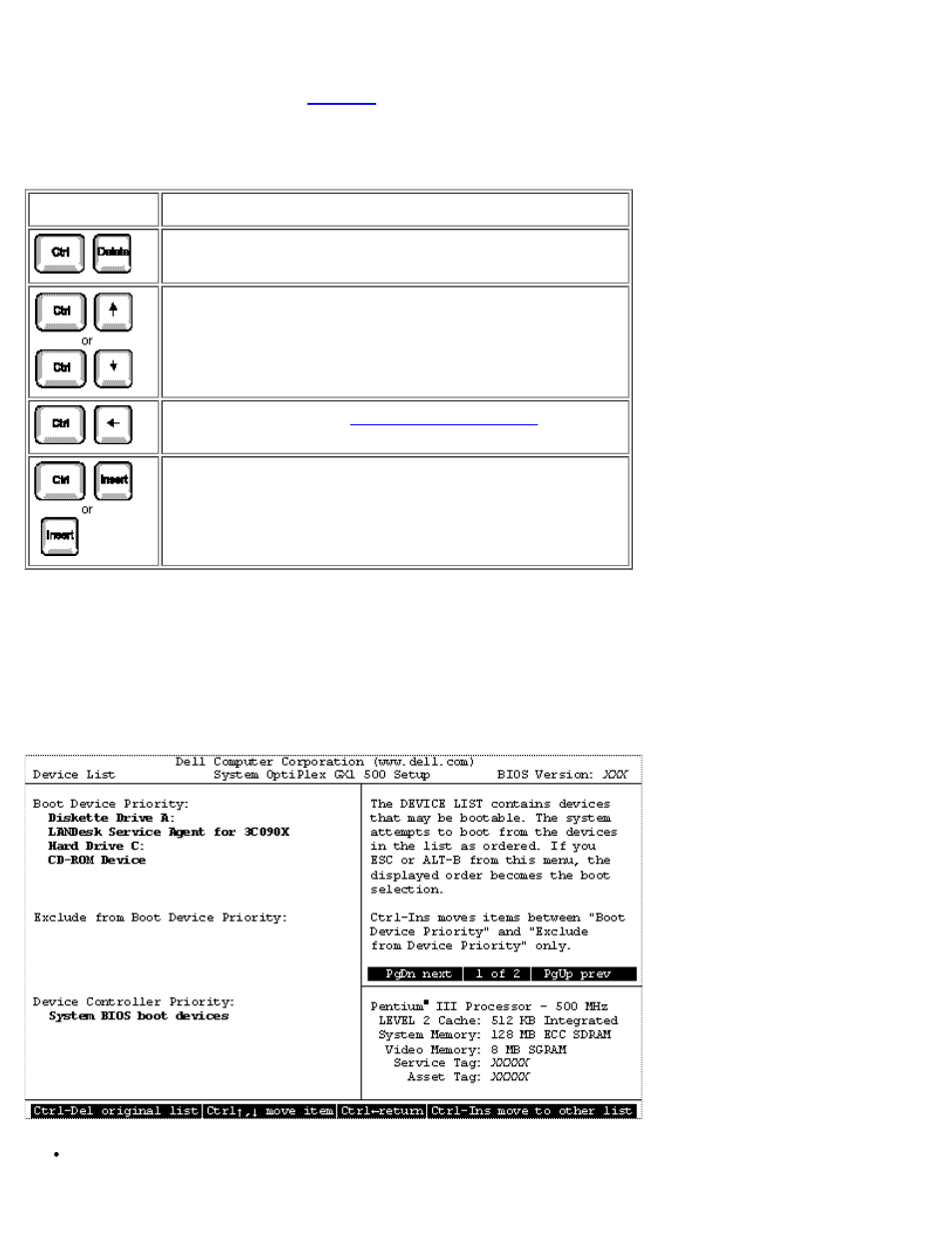 Table 2 | Dell OptiPlex GX1 User Manual | Page 74 / 174