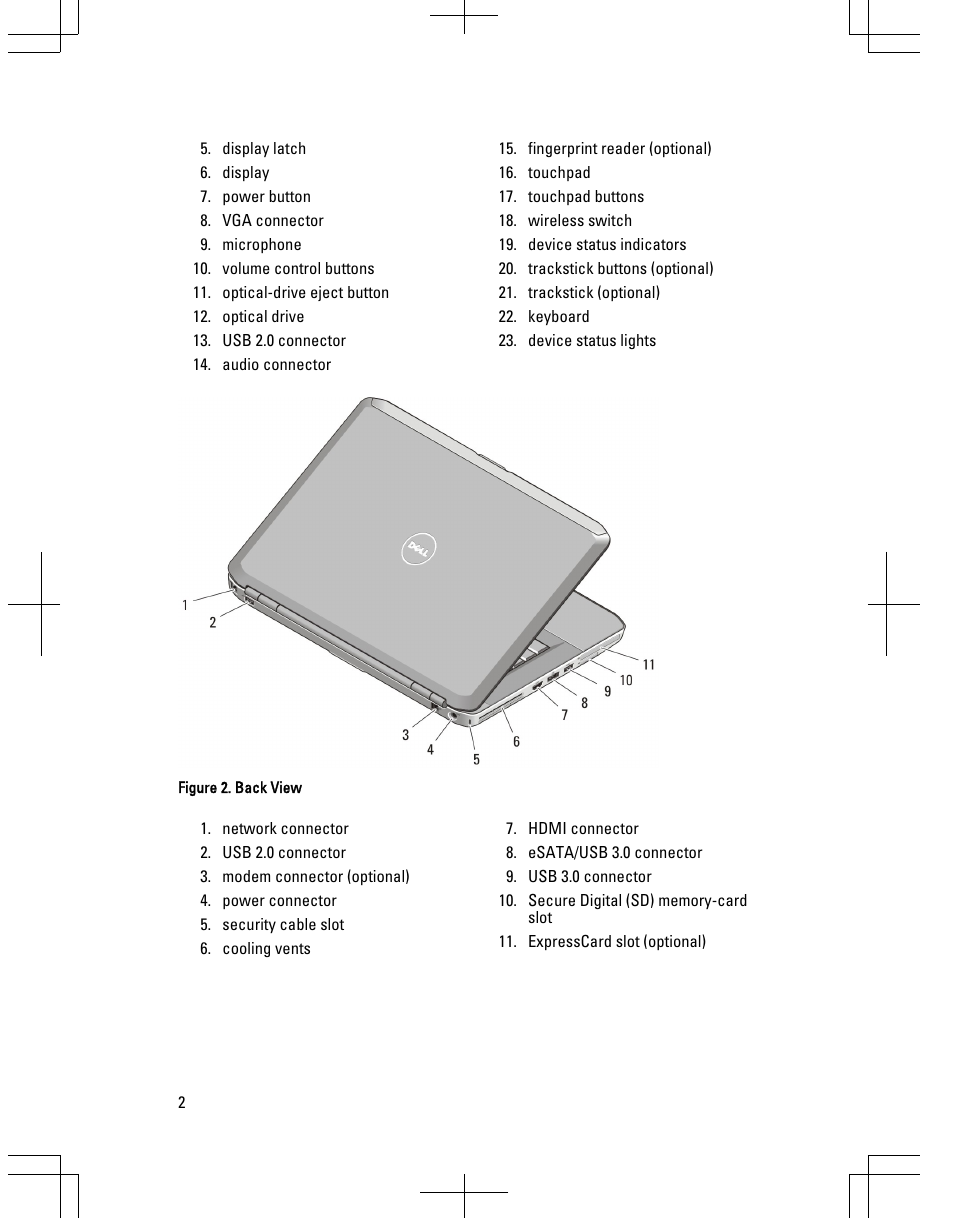 Dell Latitude E5430 (Mid 2012) User Manual | Page 2 / 8