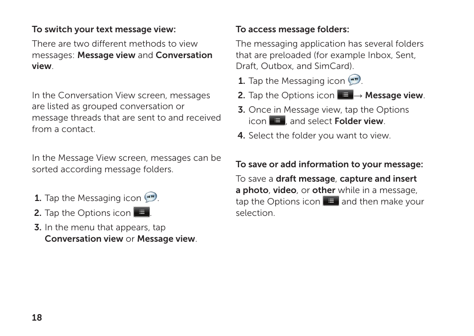 Dell Aero Mobile User Manual | Page 18 / 20