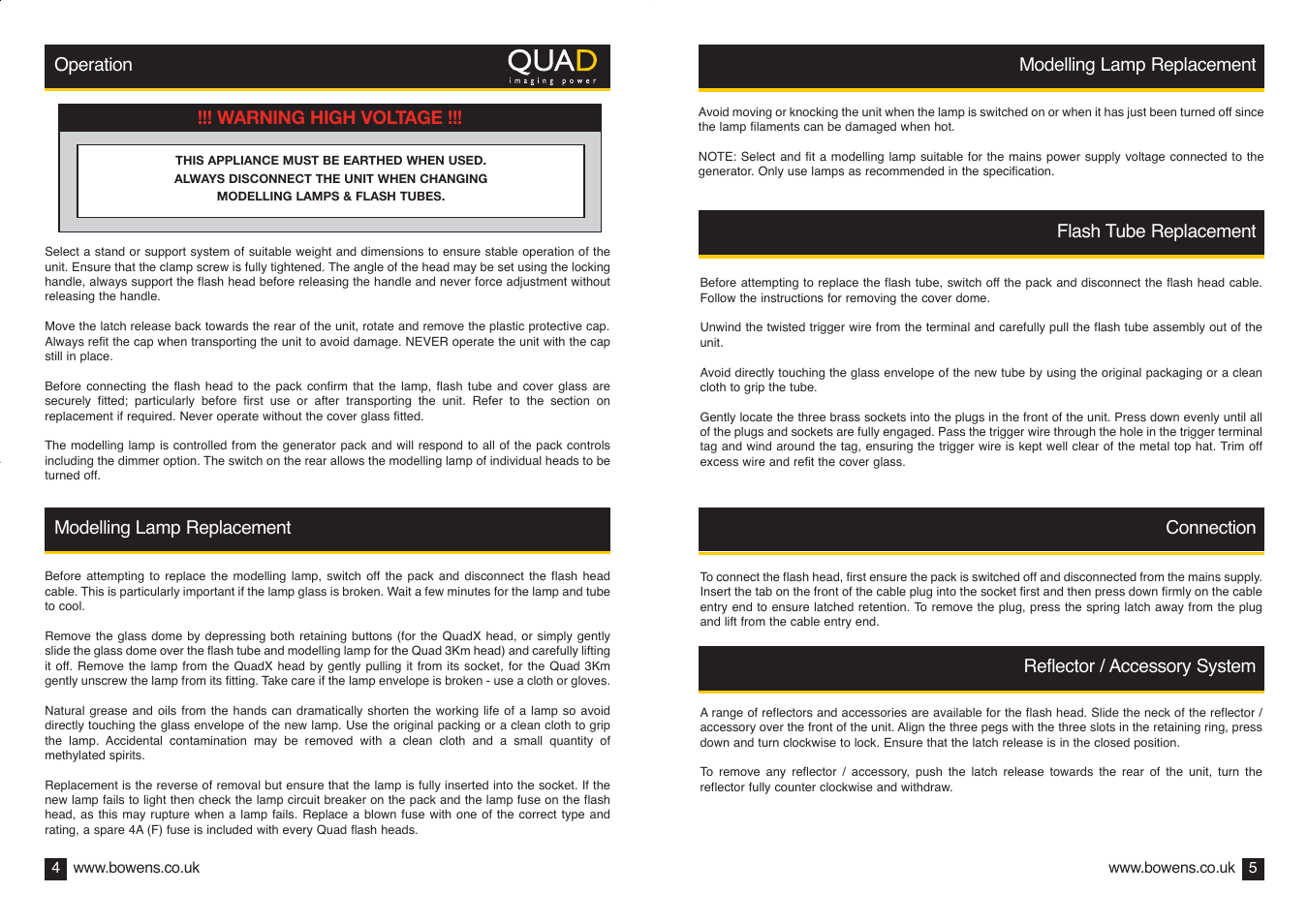 Bowens BWL-0328/2 User Manual | Page 4 / 4