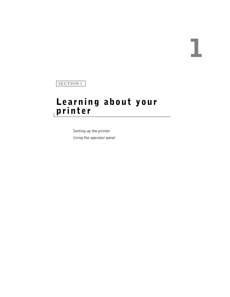 Learning about your printer, 1 learning about your printer | Dell A920 All In One Personal Printer User Manual | Page 11 / 83