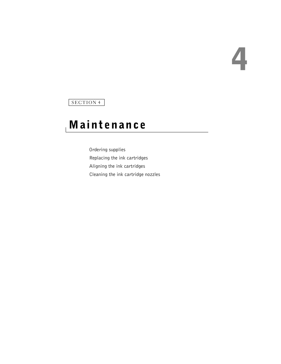 Maintenance, Maintenance and t, 4 maintenance | Dell A920 All In One Personal Printer User Manual | Page 39 / 83