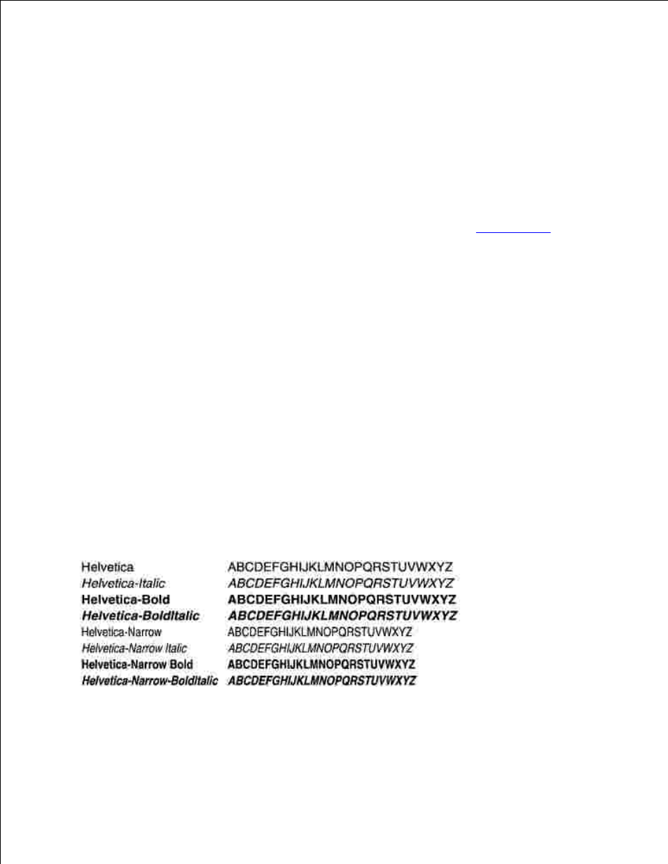 Understanding fonts, Typefaces and fonts | Dell W5300 Workgroup Laser Printer User Manual | Page 123 / 232