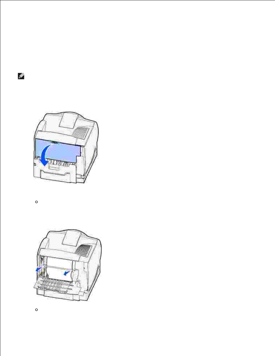 23x paper jam, 231 paper jam check duplex | Dell W5300 Workgroup Laser Printer User Manual | Page 154 / 232