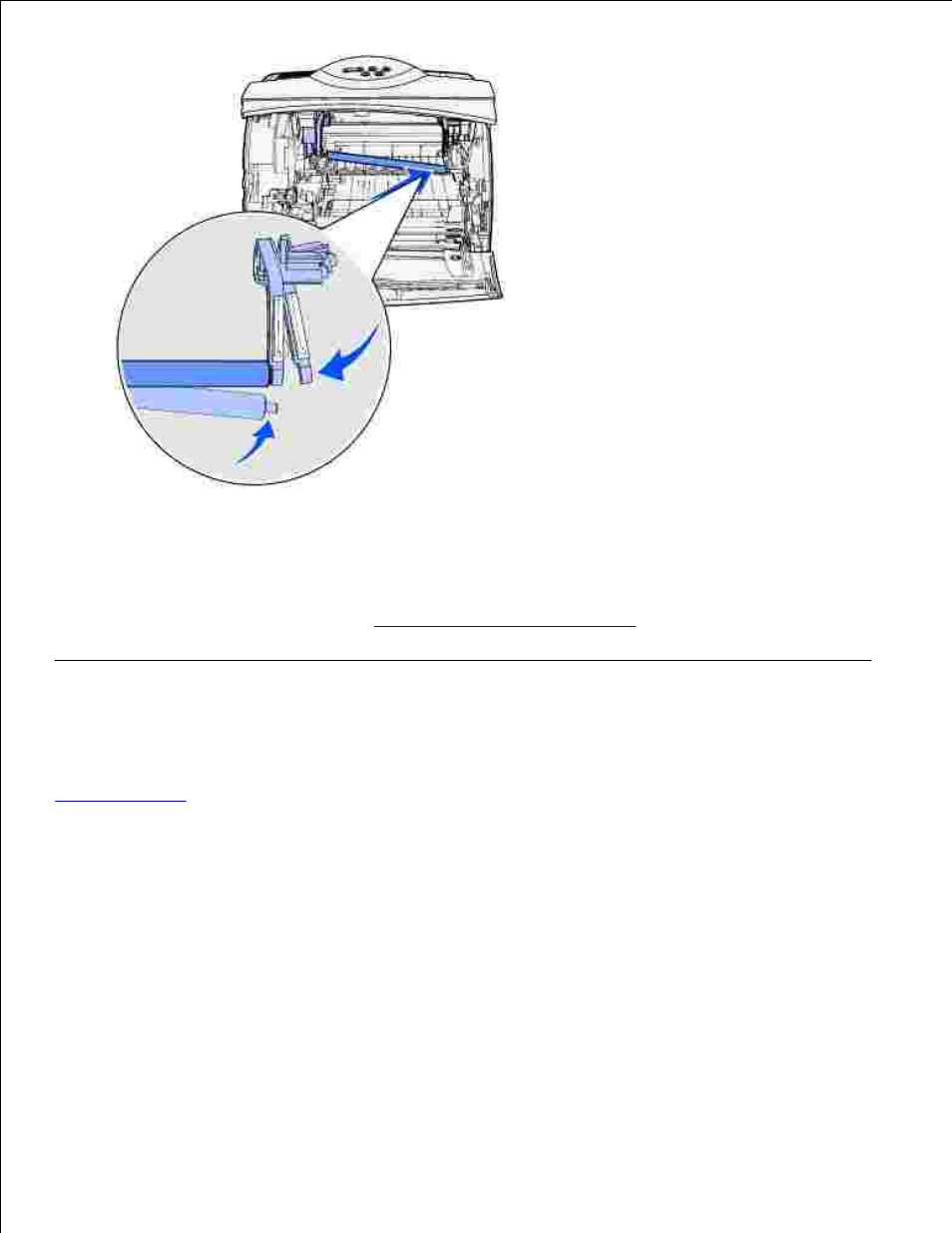 Replacing the transfer roller | Dell W5300 Workgroup Laser Printer User Manual | Page 204 / 232