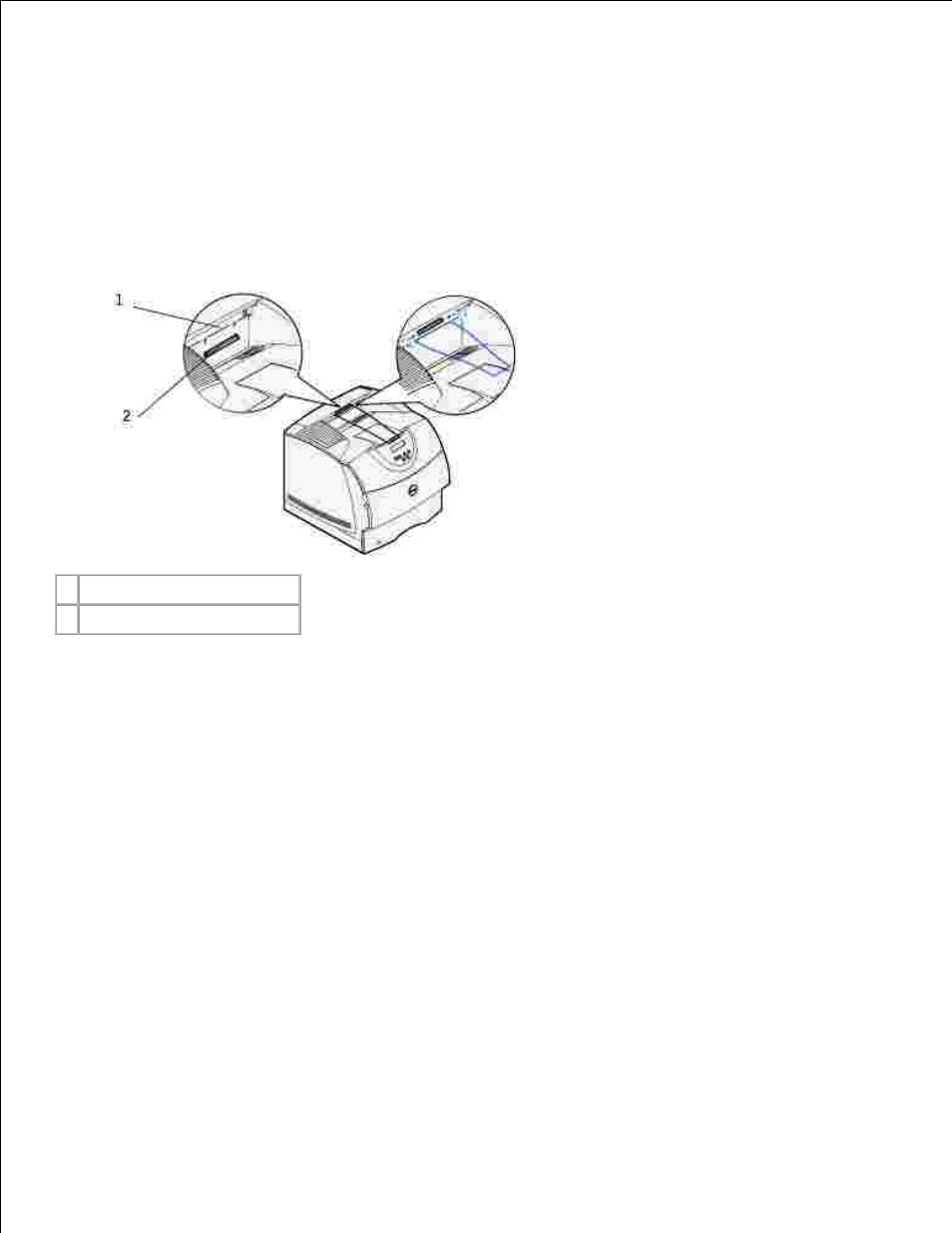 Attaching the wire bail | Dell W5300 Workgroup Laser Printer User Manual | Page 30 / 232