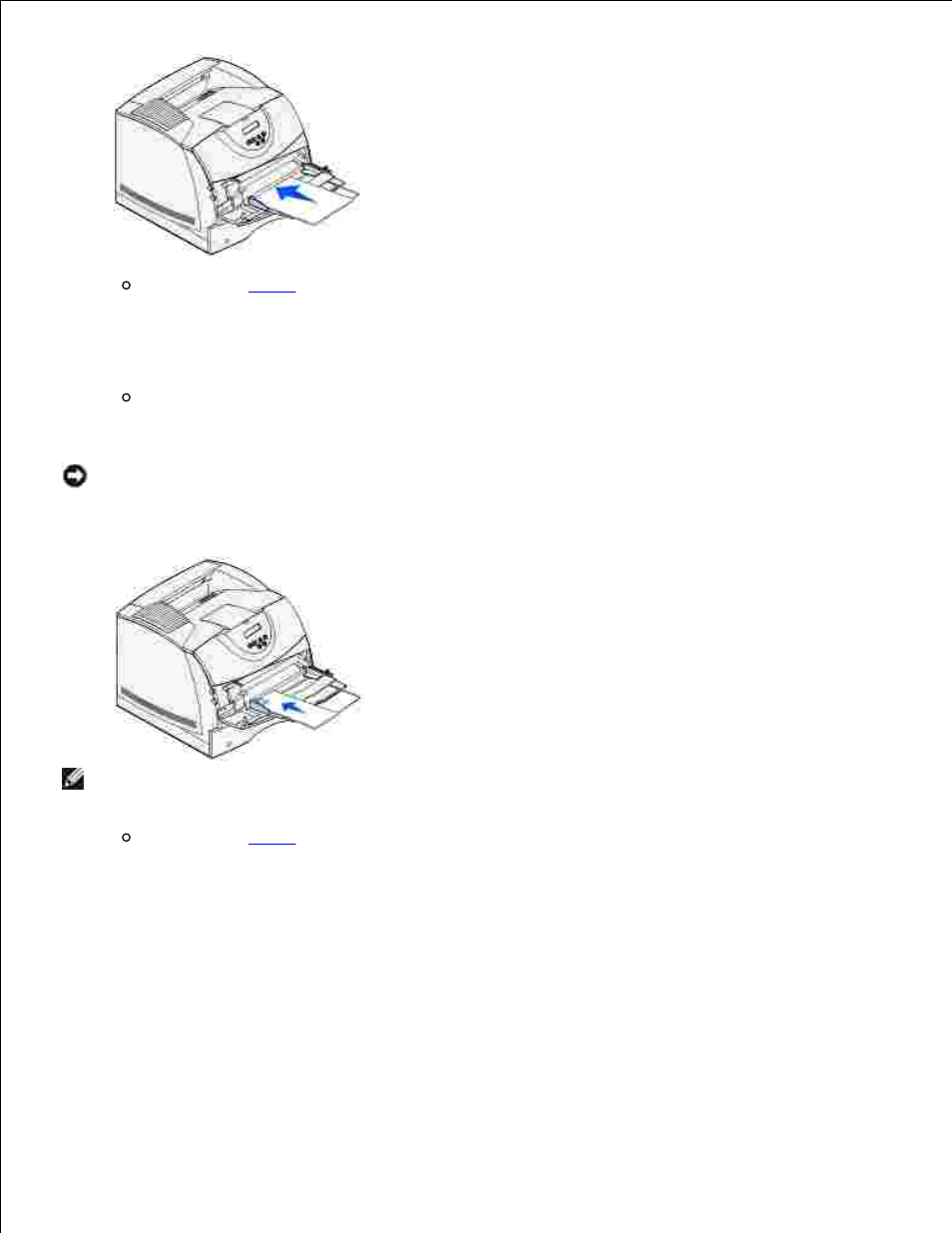 Loading envelopes, Loading letterhead | Dell W5300 Workgroup Laser Printer User Manual | Page 59 / 232